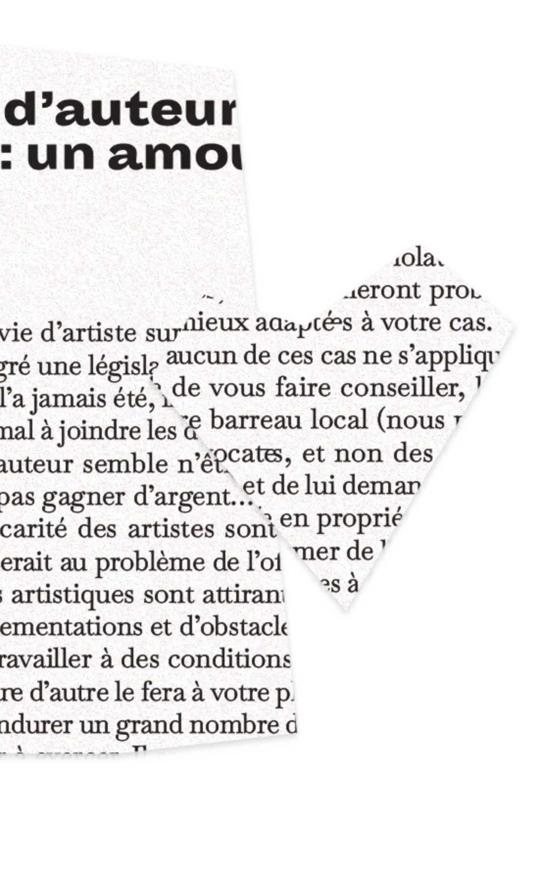Coupures de journal